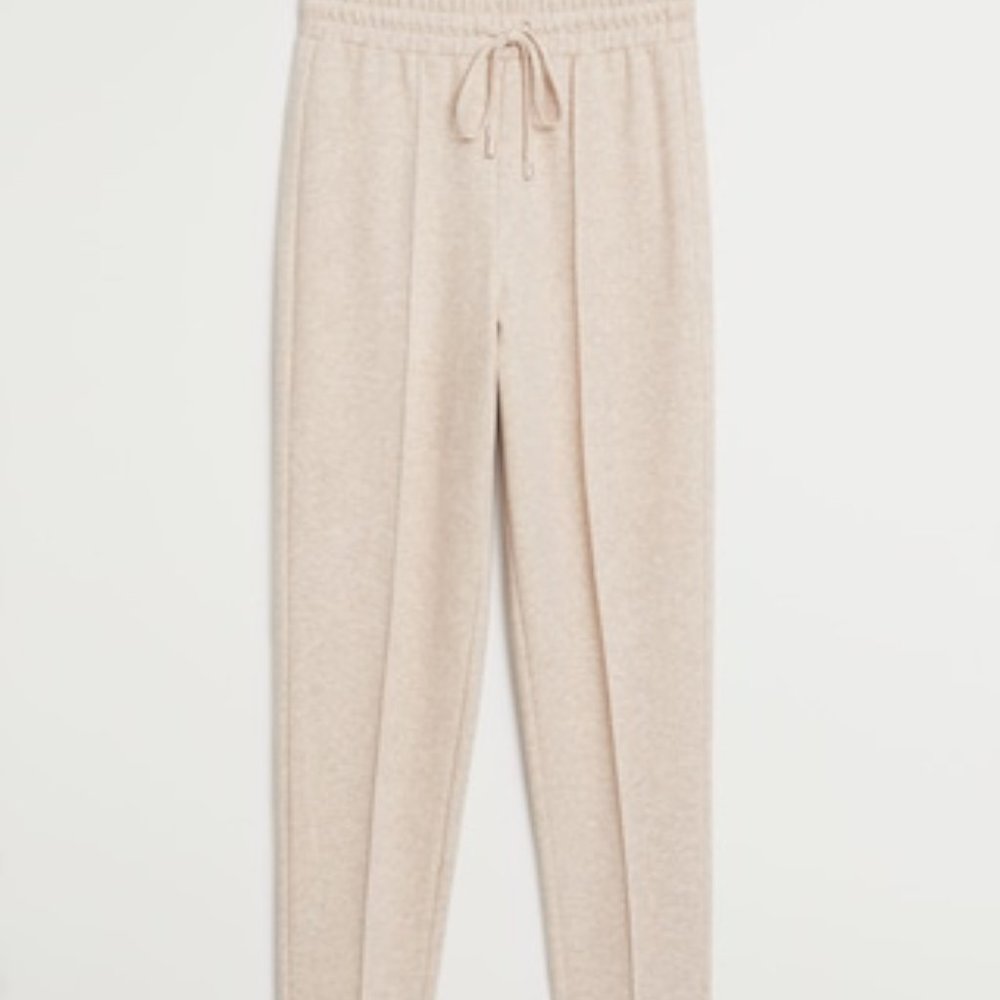 Mango pull on high waist pants